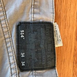 Levi’s 514 34x34 gray jeans
